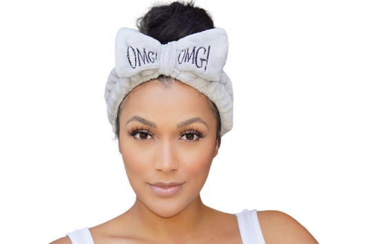 headband, cosmetic headband, makeup headband, shower headband , soft headband, fuzzy headband super soft headband