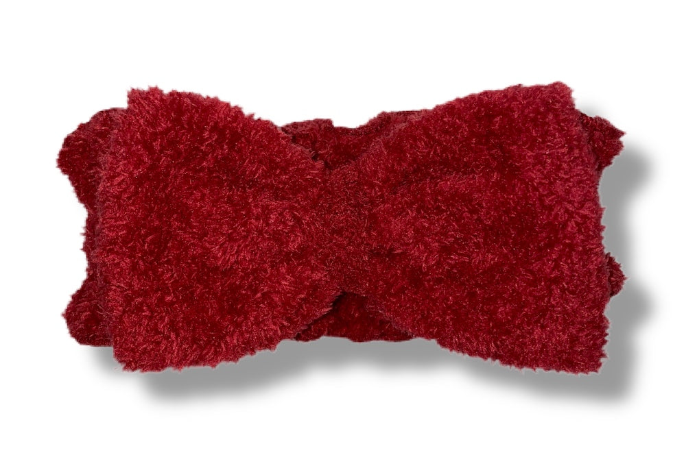 Cosmetic headband, fuzzy headband, large headband, makeup headband 