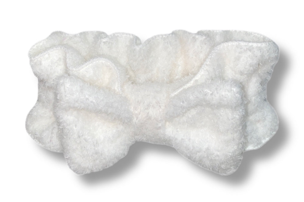 Cosmetic headband, fuzzy headband, large headband, makeup headband 