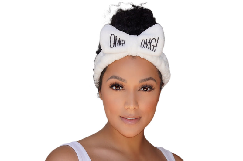 headband, cosmetic headband, makeup headband, shower headband , soft headband, fuzzy headband super soft headband 